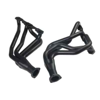 Exhaust Header For GMC CHEVROLET Jimmy Blazer 5.7L V8 GAS OHV 4WD Black