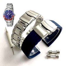 Pack of 2 Steel and Silicone Replacement Watch Band Fits Invicta Pro Diver 5053