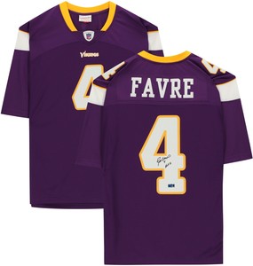 brett favre signed vikings jersey