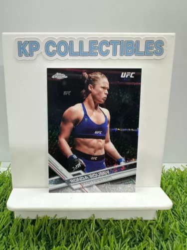 2017 Topps Chrome UFC Ronda Rousey Diamond Refractor #98