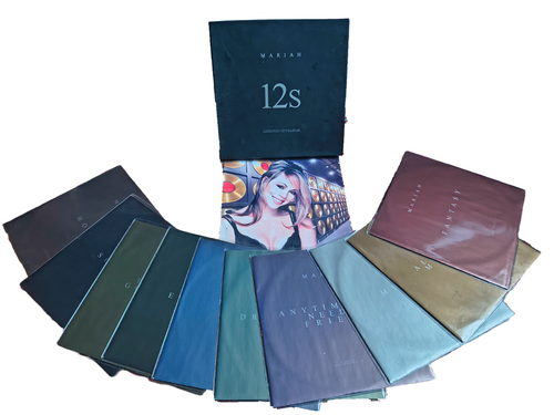 MARIAH CAREY 12s - LIMITED EDITION UK PROMO BOX SET 10 X 12" VINYL MAXI SINGLE