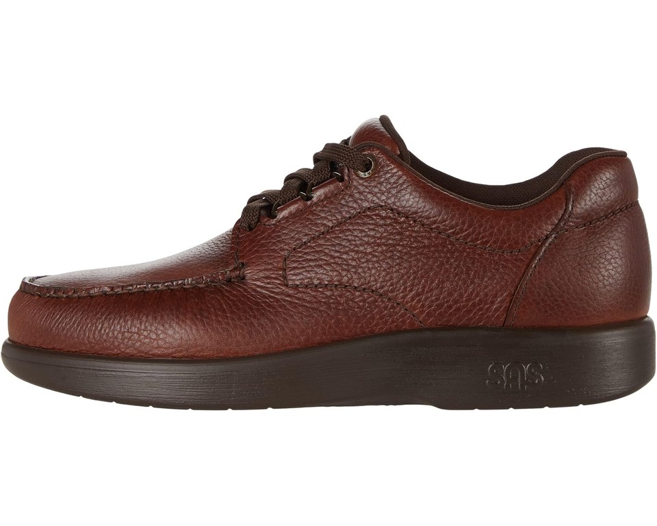 SAS Men's Bout Time Scarpe Uomo | Stringate, Colore Mulch, Tacco Piatto 2.5 Cm, Larghezza Normale (M), Suola Comoda