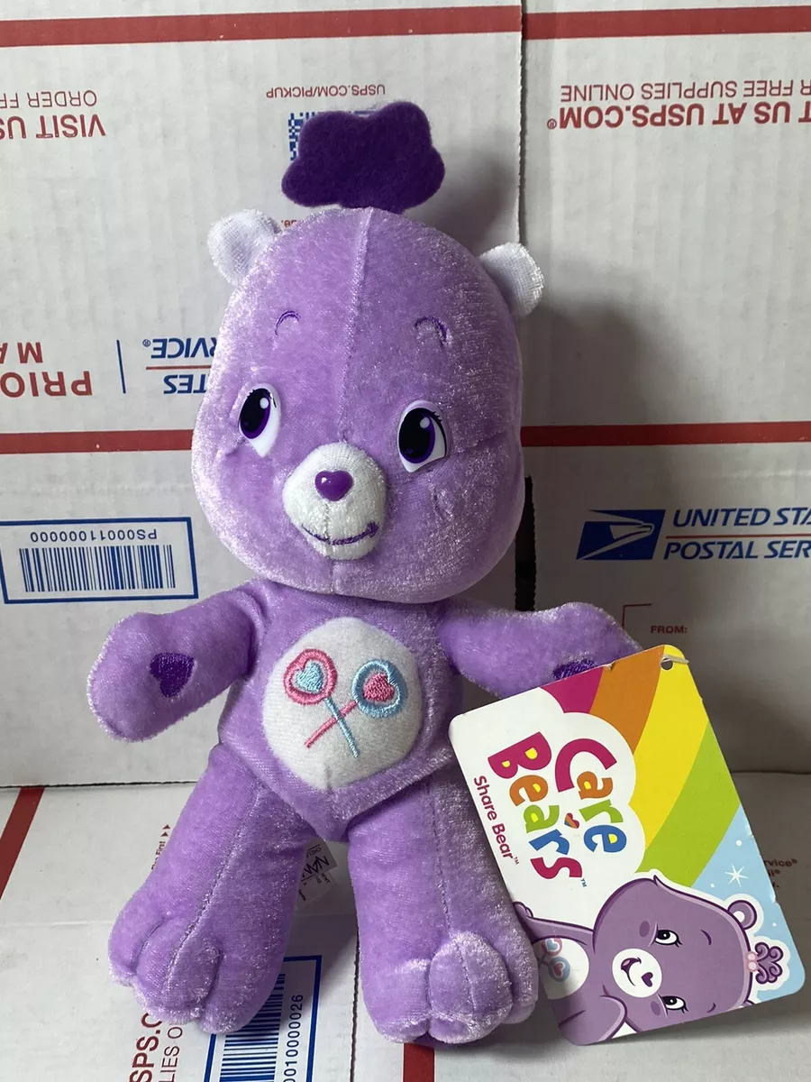 Purple care bear hotsell with lollipops name