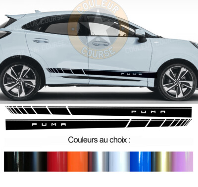 2 X UNTERE STREIFEN FÜR FORD PUMA 2020 DEKO TÜR STICKER BD573-85