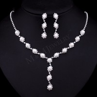Infouk Crystal Jewelry Sets Wedding Jewelry Necklace Earrings Jewelry Set -7 Infouk Crystal Jewelry Sets Wedding Jewelry Necklace Earrings Jewelry Set -7
