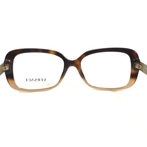 Versace Eyeglasses Frames MOD.3241 5205 Brown Tortoise Gold Square 54-17-140 - Picture 8 of 11