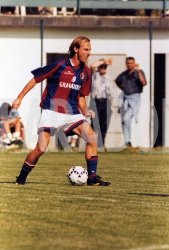 Photo de presse vintage Football, Juventus Vs Bologne, Armoiries, 1998