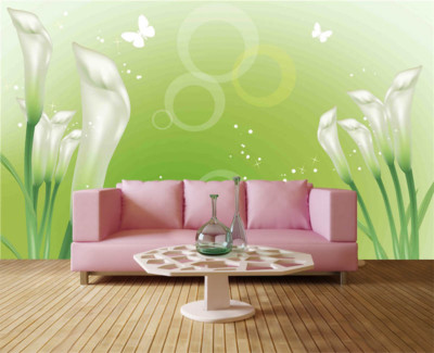Flat Later Orchid 3D Full Wall Mural Photo Wallpaper Printing Home Kids Decor