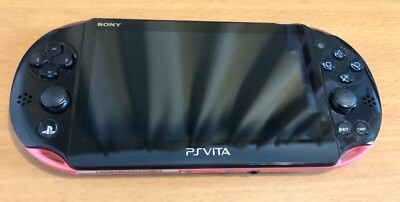 SONY PS Vita PCH-2000 Console Pink Black Model Wi-Fi Very Good FS