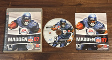 Madden 07 NFL Football 2007 Complete w/ Case Manual Playstation 3 PS3 - TESTED