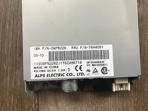 Alps Electric DF354H022F 3.5" 1.44mb Floppy Drive Black Bezel - Picture 3 of 5