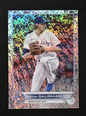 2022 Topps Factory Set KEVIN GAUSMAN Sparkle Foil Board /875 BLUE JAYS #369