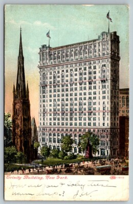 Trinity Building   New York City  Postcard  1908