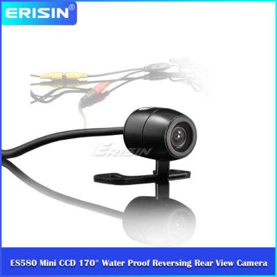 Erisin Mini Design 170° Ansichtwinkel CCD Auto Rueckfahrkamera Einparken ES580BD