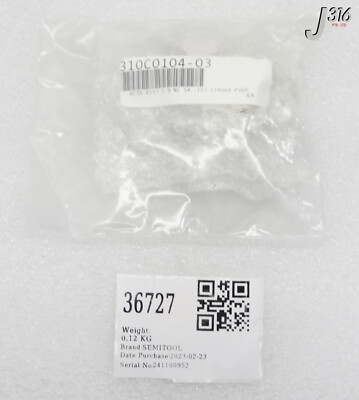 36727 SEMITOOL ACTR ASSY 3/8 NC SA. 111 STROKE PVDF (NEW) 310C0104