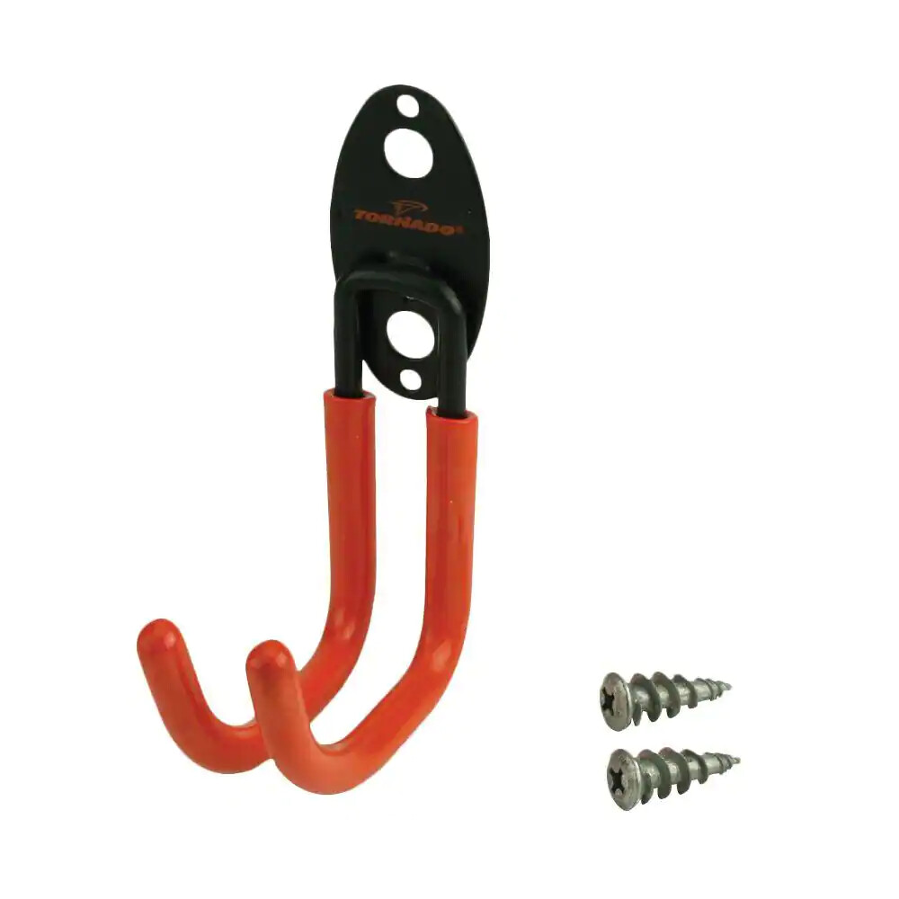 【chiko】DUENDE WALL HANGER (1) 4PK Tornado Wall Mount Hook Garage Tool Organizer for