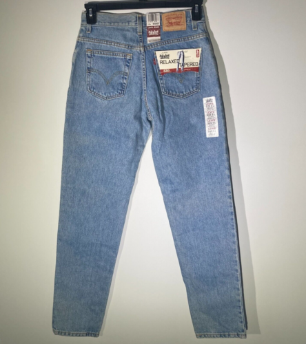 Levi’s Womens 550 Relaxed Tapered Leg Blue Jeans NWT