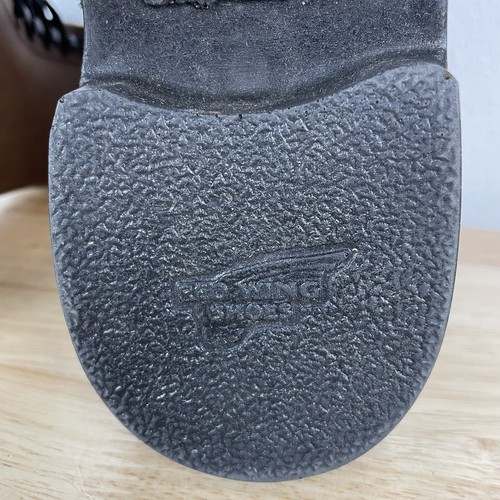 Stivali morbidi vintage Red Wing 953 supersole pelle marrone uomo 7 made in USA INDOSSATI UNA VOLTA! - Foto 12 di 19