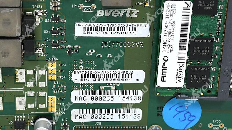 Evertz 7867VIPX-32x2 3G/HD/SD Multi Image Display Processor Evertz 7867VIPX-32x2 3G/HD/SD Multi Image Display Processor