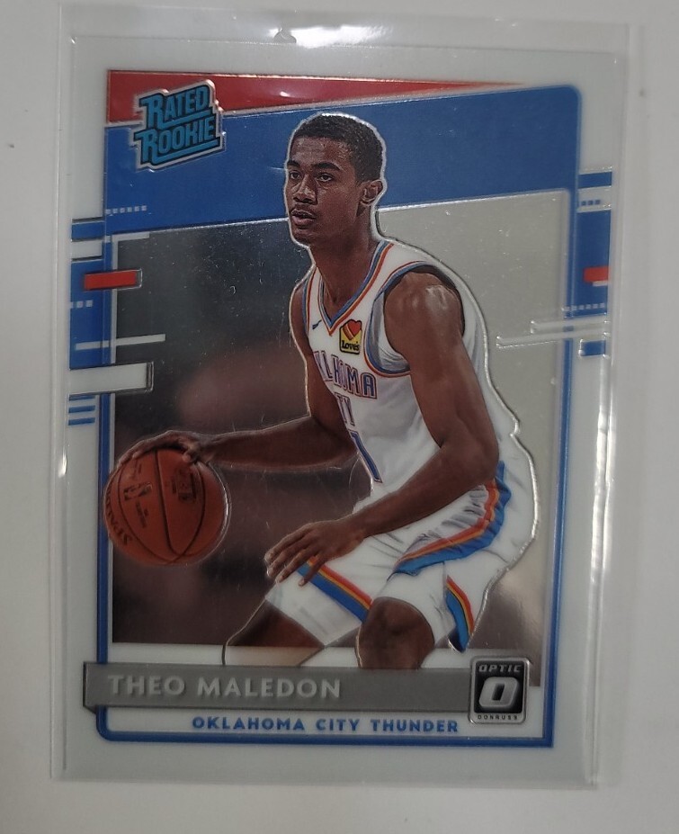 2020-21 Donruss Optic Rated Rookie #184 Theo Maledon RC Oklahoma City Thunder