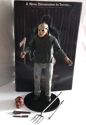 【訳あり】NECA ジェイソン PART3【おまけ付き】 NECA Friday The 13th Scale Ultimate Part 3 Jason Action