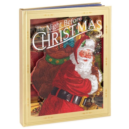 The Night Before Christmas Pop-Up Book with Light & Sound Xmas Santa Toy Gifts - Picture 12 of 12