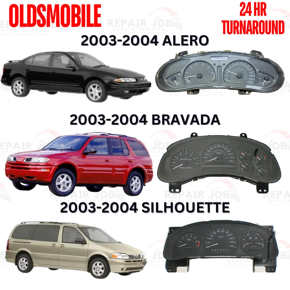 Solo servicio de reparación GM Chevrolet SSR Trailblazer cuadro de instrumentos 03-07 Foto 2 de 4