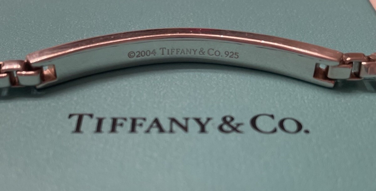 TIFFANY & Co venetian link ID bracelet 6.5” | eBay