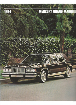 1984 Mercury Grand Marquis brochure | eBay