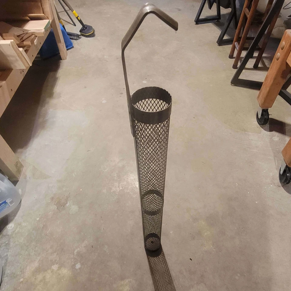 (1) Cesta de ânodo de titânio puro 33" x 3" galvanoplastia eletrólise parkerização - Imagem 2 de 4