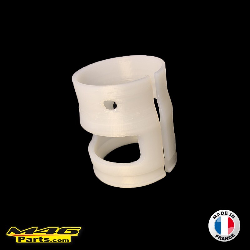 Forks protector guide droit Honda XR 400 anti-choc en polymère blanc