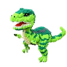 NNEOBA Dinosaur Building Block Toy Green 