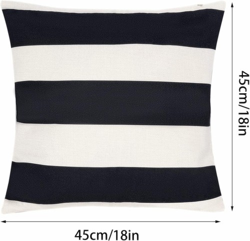 4 Pack Waterproof Pillow Covers Outdoor Throw Pillowcases Decorative Garden - Picture 2 of 21