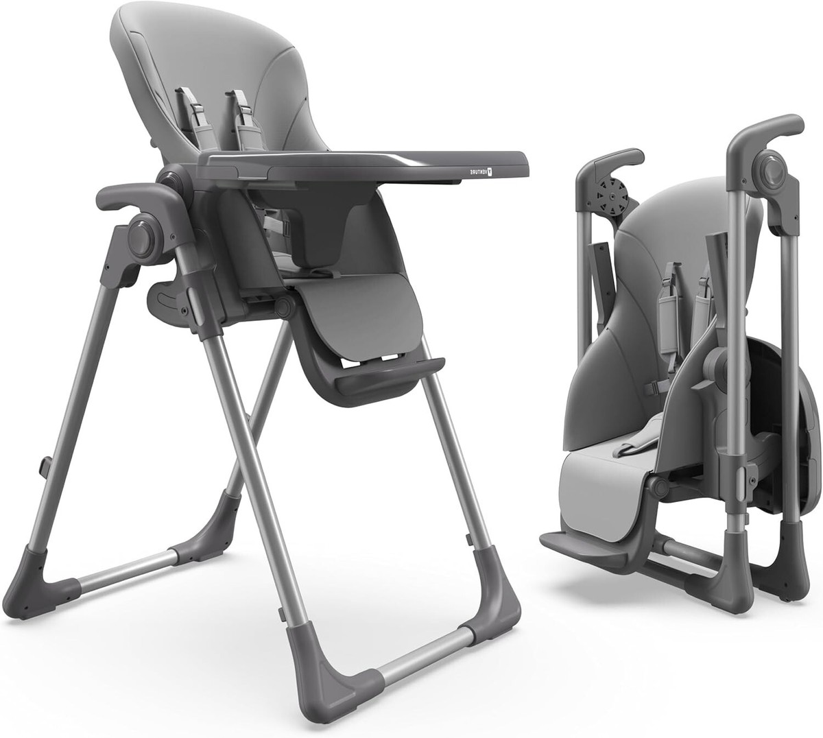 Venture Flare high chair, adjustable seat, multi recline