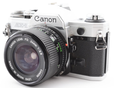 CANON AE-1PROGRAM＋Canon NEW FD 24mm f2.8 Canon New FD NFD 24mm F2.8 MF Wide Angle Lens AE-1 Japan