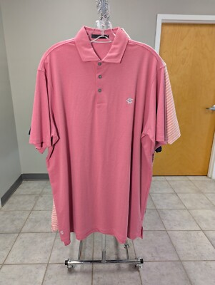 NWT MEN'S GREYSON POLO, SIZE: XL, COLOR: WILD ROSE (M13)