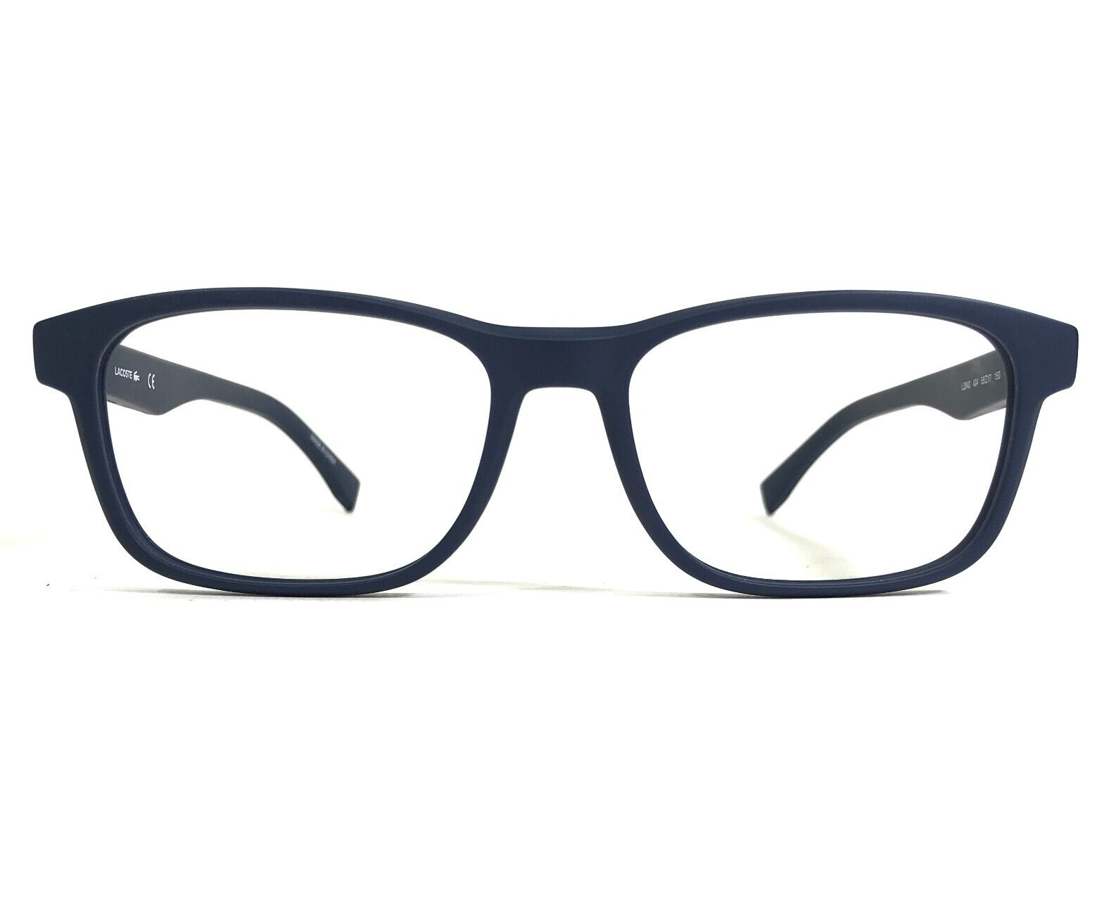 Lacoste Eyeglasses Frames L2842 424 Matte Blue Rectangular Full Rim 5517150 eBay