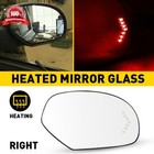 Right Passenger Side Heated Rear View Side Mirror Glass For 2008-2013 GMC Sierra