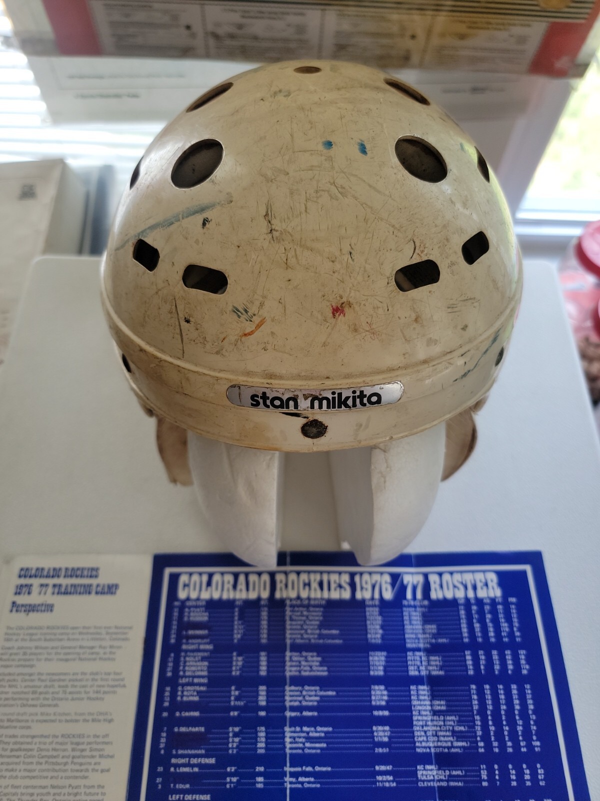 NHL Colorado Rockies/Kansas City Scouts Stan Mikita Game Used Hockey