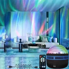 LED Northern Lights Projection Aurora Galaxy Projector Lamp Kids Night Light USA