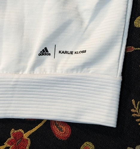 adidas x Karlie Kloss Damen Hoodie Sweatshirt HB1448 weiß, mittel - Bild 9 von 11