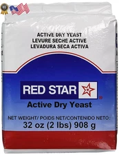 Dry Yeast Active 2 Pound Pouch High quality yeast great to use for all baking US