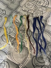 23" Straight Synthetic Colored Party Highlight Clip in Hair Extensions