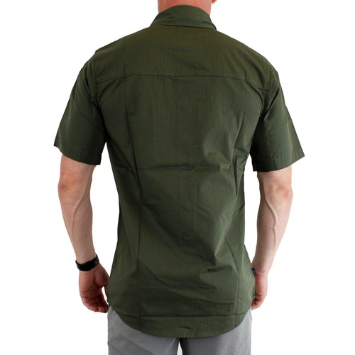 5.11 Stryke Men's Tactical Shirt Short Sleeve Button-Up, Rip-Stop, Multi-Pockets - Picture 6 of 16