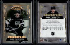 2021-22 Upper Deck Stature Base Photo Variation Rookie #104 Alex Turcotte /99