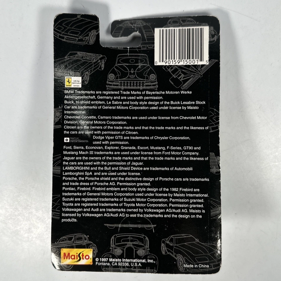 Maisto 1997 | Motor Works edición limitada 40 Trabant #15001 metal fundido a presión *raro* Foto 2 de 4