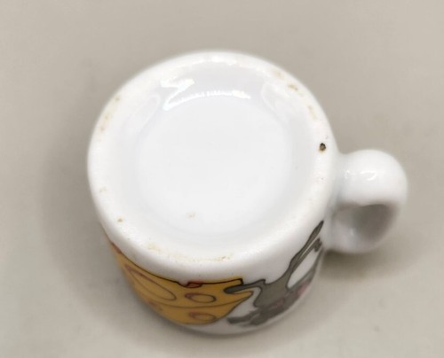 Miniature Ceramic Mug Cup Mouse and Cheese 1-1/4" - Picture 4 of 5