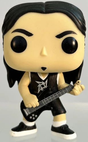 Funko Pop! Rocks Metallica Robert Trujillo #60 Vinyl Figure Loose Broken Guitar