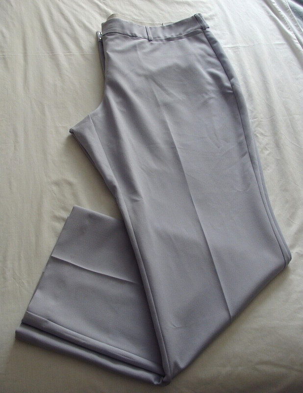 LANE BRYANT Lilac Purple "PERFECT DRAPE Mid Rise STRAIGHT" Pant Sz 22 Tall (35")