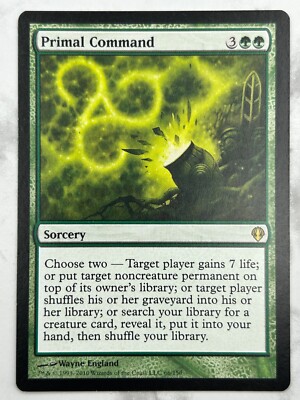 Primal Command Archenemy - MTG Magic the Gathering - NM | eBay